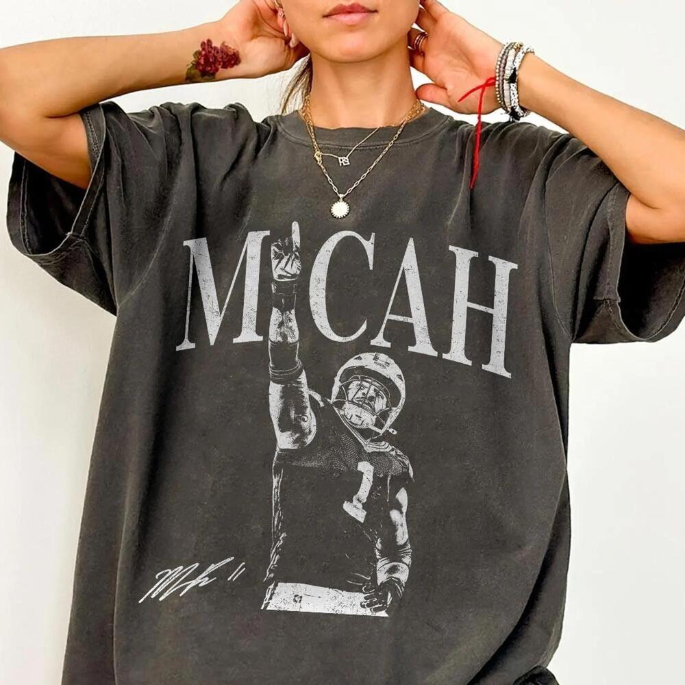 Micah Parsons Shirt Micah Parsons Retro Rap Tee Game Day Shirt Football Shirt
